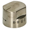 Oven Thermostat Control Knob - Chrome