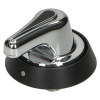 Smeg Genuine Oven Control Knob - Black/Silver