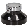 Hotplate Control Knob - Black & Chrome