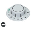 Bouton Minuteur De Lavage Pour Lave-linge - Blanc Polaire - Merloni (Indesit Group)