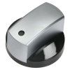 Balay Hob Control Knob - Black & Chrome