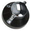 Perilla De Control De Quemador De Cocina - Negro / Plateado 444446038