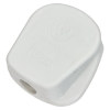 Wellco White 13A 3 Pin Fused Mains Plug