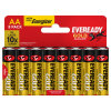 Energizer Eveready AA Alkaline Gold Batteries - Pack Of 8