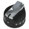 Belling Hauptbackofen-Bedienknopf - Schwarz / Chrom