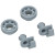 eSpares Approved part Dishwasher Upper Basket Wheel - Pack Of 2