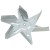 Brandt, De-Dietrich, Ocean Ventilateur De Four &agrave; Six Pales - Dia. 15CM (150MM D-Medium Shaft)
