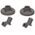 Hotpoint Lower Dishwasher Basket Wheel - Pack Of 2
