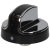 Stoves Black & Chrome Hob Control Knob