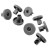 Electrolux Grey Dishwasher Lower Basket Wheel Kit Pack Of 8