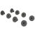 eSpares Approved part Compatible Lower Dishwasher Basket Wheel - Pack Of 8