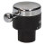 Rangemaster / Leisure / Flavel Bouton De Commande Du Thermostat De Four - Noir Et Argent&eacute; -