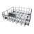 Beko Dishwasher Lower Basket Rack Assembly With Wheels