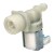 Recambio aprobado por eSpares V&aacute;lvula Solenoide Individual De Entrada De Agua Fr&iacute;a De Lavavajillas - 180&ordm; Con Conector De Empuje Protegido