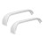 eSpares Approved part Fridge Door Handle Kit &ndash; White
