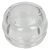 Pi&egrave;ce approuv&eacute;e par eSpares Couvercle En Verre D'Ampoule De Four Sup&eacute;rieur - 6,3 Cm -