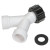 eSpares Approved part Universal Dishwasher And Washing Machine Y Piece Adapter