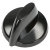 Whirlpool Hob Control Knob - Black