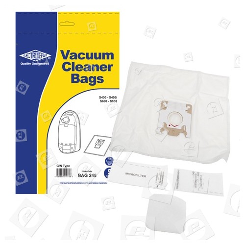 High Quality Compatible Replacement BAG248 GN Type Filter-Flo Synthetic Dust Bags And Filter Kit - Pack Of 5