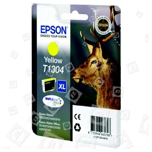 Cartouche D'encre T1304 D´origine Jaune Epson