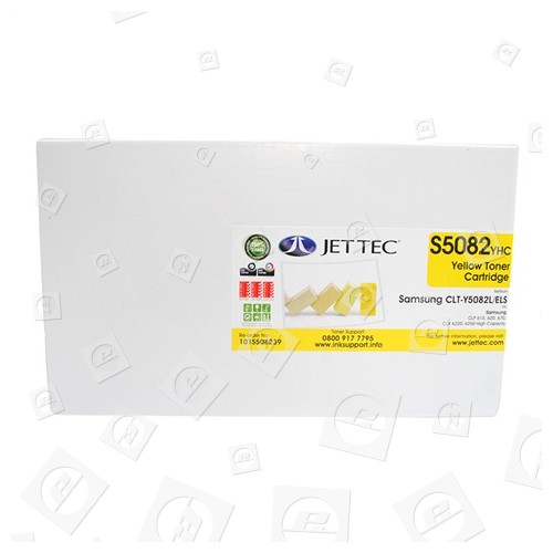 Cartouche De Toner Compatible Avec Samsung CLT-Y5082L Jaune De Haute Capacité Jettec