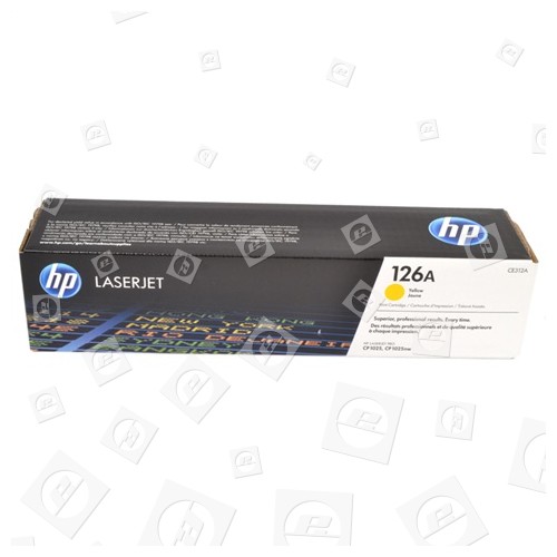 Cartouche De Toner D´origine 126A Jaune (CE312A) Hewlett Packard