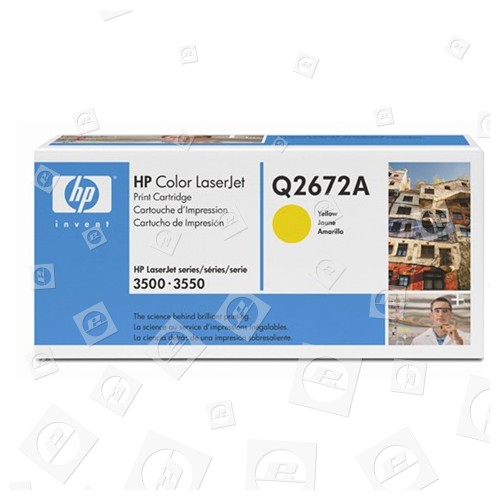 Cartouche De Toner D´origine 309A Jaune (Q2672A) Hewlett Packard