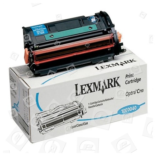 Lexmark Original 10E0040 Tonerkassette Cyan