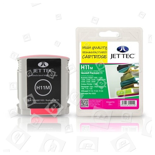 Jettec Remanufactured HP No 11 Magenta Ink Cartridge - C4837A