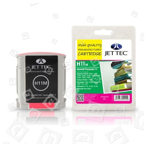 Remanufactured Hp 11 Magenta Ink Cartridge - C4837a Jettec