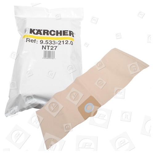 Karcher Staubsauger-Papierfilterbeutel (10er Packung)