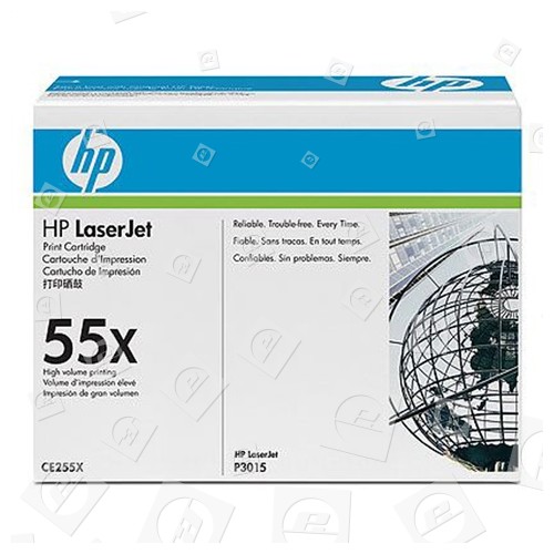 Cartouche De Toner D´origine 55X Noir (CE255X) Hewlett Packard