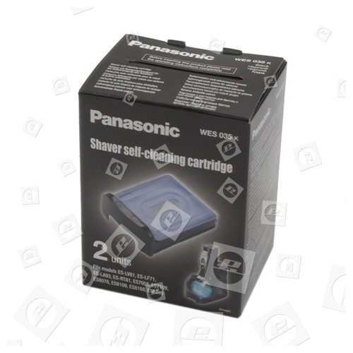 Panasonic WES035 Reinigungskartusche Für Rasierer (2er Schachtel)