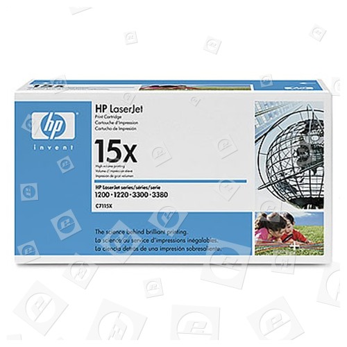 Cartuccia Del Toner Nero (C7115X) Originale 15X 1220 Hewlett Packard