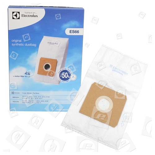 Electrolux ES66 / E66 / E66N Papierbeutel (4er Pack)