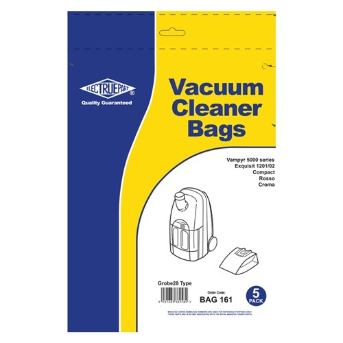 Alfatec Electruepart BAG161 AEG Grobe 28 Vacuum Dust Bags - Pack Of 5