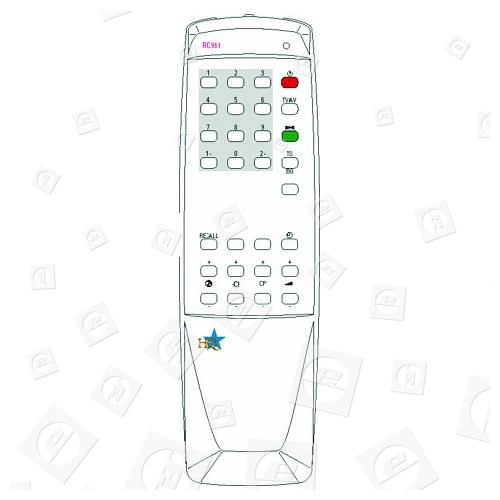 Remotes Remote Control IR962 0 RC961/HQ: