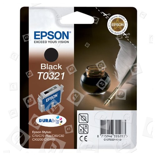 Epson Original T0321 Tintenpatrone Schwarz