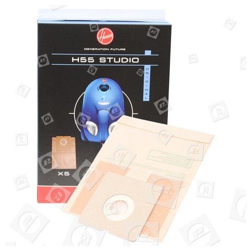 Hoover Hoover High Filtration Vacuum Bags (H55) - 5 Pack