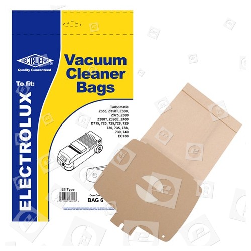 Electrolux E6 Staubsaugerbeutel (5er Packung) - BAG6