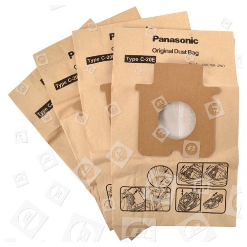 Sacs Aspirateur C-20E - Paquet De 5 - Panasonic