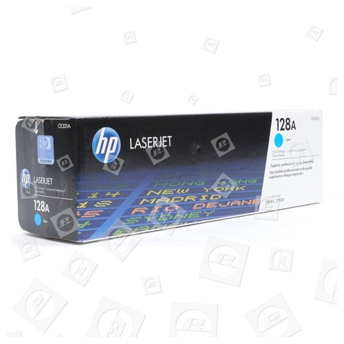 Cartouche De Toner D´origine 128A Cyan (CE321A) Hewlett Packard