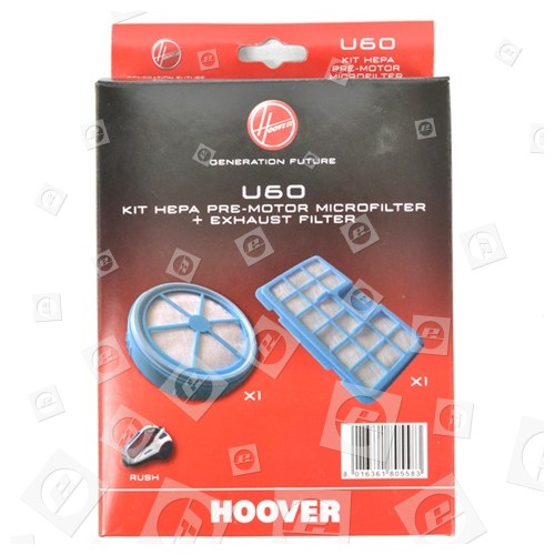 Hoover U60 Staubsauger-Filter Set