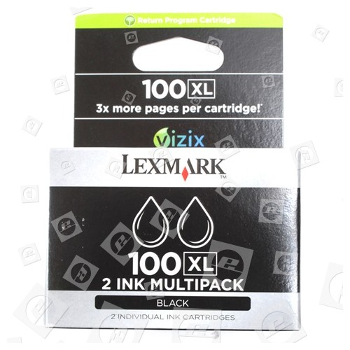 Lexmark Original 100XL Tintenpatrone Mit Hoher Ergiebigkeit - Schwarz Multipack - 14N0848