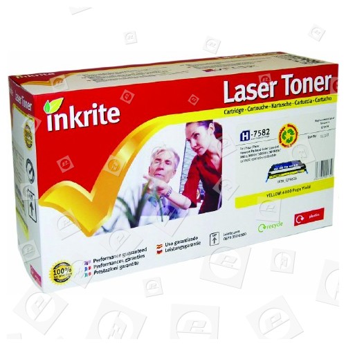 Cartouche De Toner Jaune Q7582A Remanufacturée HP Inkrite