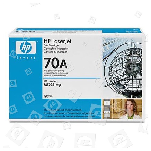 Cartouche De Toner D´origine 70A Noir (Q7570A) Hewlett Packard