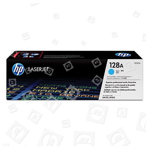 Cartouche De Toner D´origine 128A Cyan (CE321A) Hewlett Packard