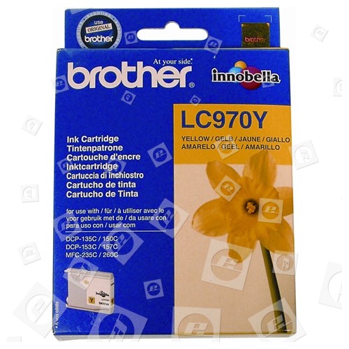 Brother DCP-135C Original LC970Y Tintenpatrone Gelb