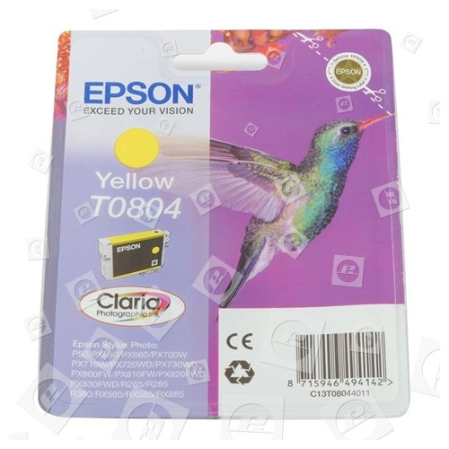 Epson Original T0804 Tintenpatrone Gelb