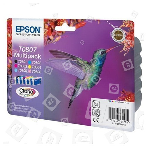 Epson R285 Original T0807 Tintenpatrone Multipacks